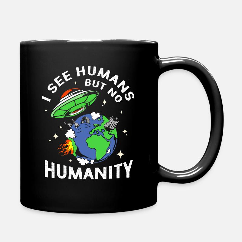 Alien - Tasse einfarbig - Schwarz