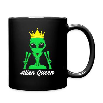 Alien queen - Full Colour Mug - black - Right