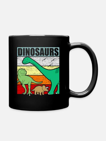 dinosaure - Mug uni - noir