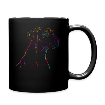 Couleurs du Rhodesian Ridgeback - Mug uni - noir - Droite