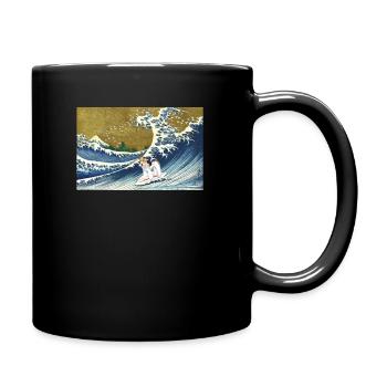 Wire Fox Terrier - Full Colour Mug - black - Right