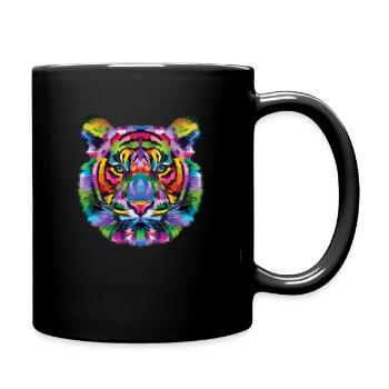 Tiger animal - Full Colour Mug - black - Right