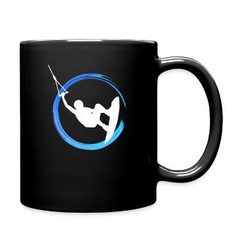 Wakeboarding T-Shirt cadeau Wakeboarder - Mug uni - noir - Droite