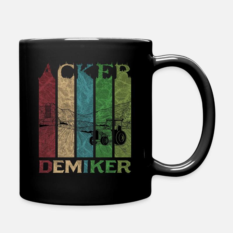 Vintage Retro Bauernkind Landwirt Ackerdemiker - Tasse einfarbig - Schwarz