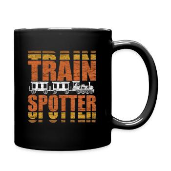 Zug - Tasse einfarbig - Schwarz - Rechts