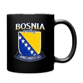 Bosnia is calling - Full Colour Mug - black - Right