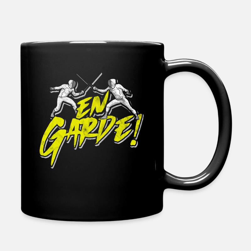 Fechten - Tasse einfarbig - Schwarz