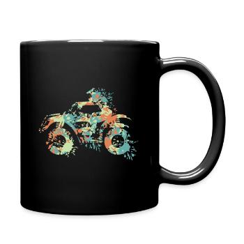 Quad ATV Splash - Mug uni - noir - Droite