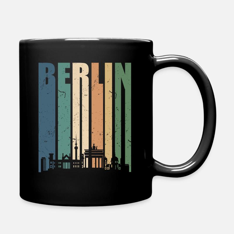 Berlin Vintage Brandenburger Tor - Mug uni - noir