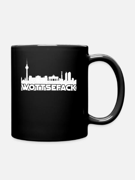 Ick Berliner Akzent - Tasse einfarbig - Schwarz