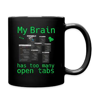 Informatik Hacker Programmierer Binär PC Computer - Tasse einfarbig - Schwarz - Rechts