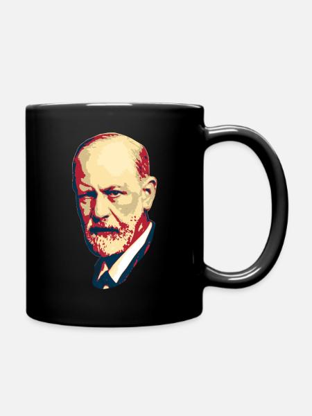 Sigmund Freud - Mug uni - noir
