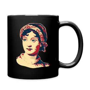Jane Austen - Mug uni - noir - Droite