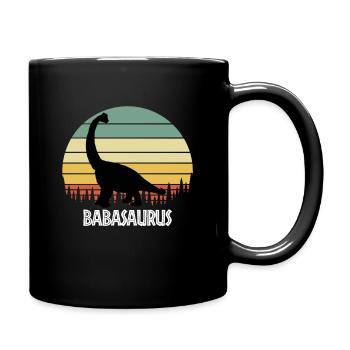 BABASAURUS BABA SAURUS BABA DINOSAUR - Tasse einfarbig - Schwarz - Rechts