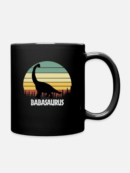 BABASAURUS BABA SAURUS BABA DINOSAUR - Tasse einfarbig - Schwarz
