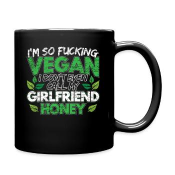 Vegans - Mug uni - noir - Droite