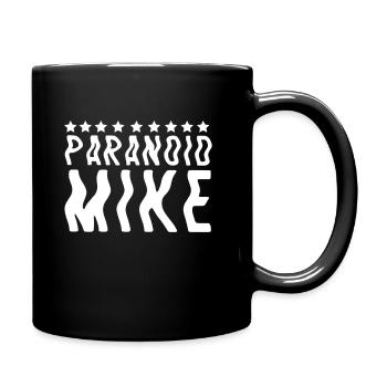 Paranoid Psycho Box Geschenkidee Geburtstag - Tasse einfarbig - Schwarz - Rechts