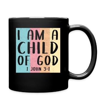 Chrétien chrétien bible dieu cadeau croyant - Mug uni - noir - Droite
