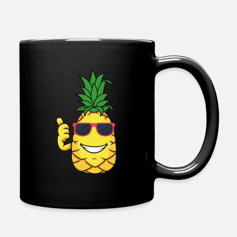 Pineapple - Tasse einfarbig - Schwarz