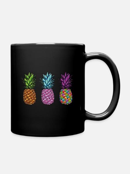 Ananas - Mug uni - noir