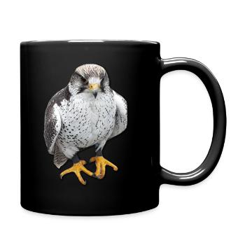 Vogeltier Greifvogel Krallen - Tasse einfarbig - Schwarz - Rechts