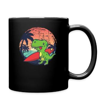 dinosaur - Full Colour Mug - black - Right