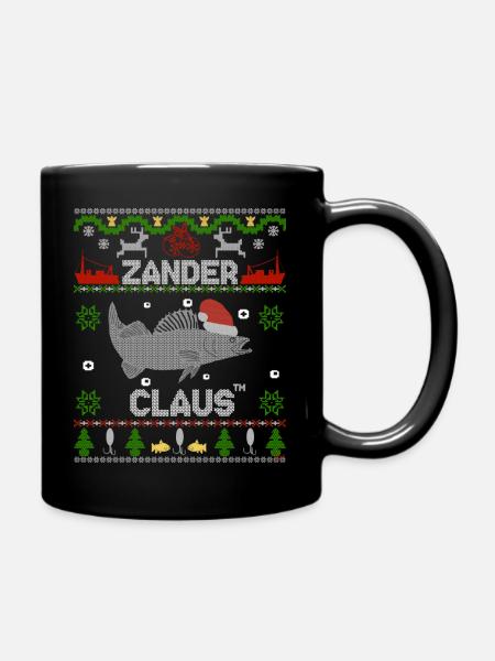 Zander Claus ® Das Original !!!Weihnachtsoutfit - Tasse einfarbig - Schwarz
