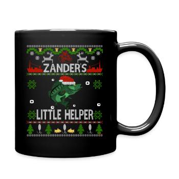 Zander Claus ® Zander’s little Helper - Mug uni - noir - Droite