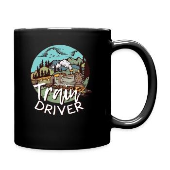 Zug - Tasse einfarbig - Schwarz - Rechts