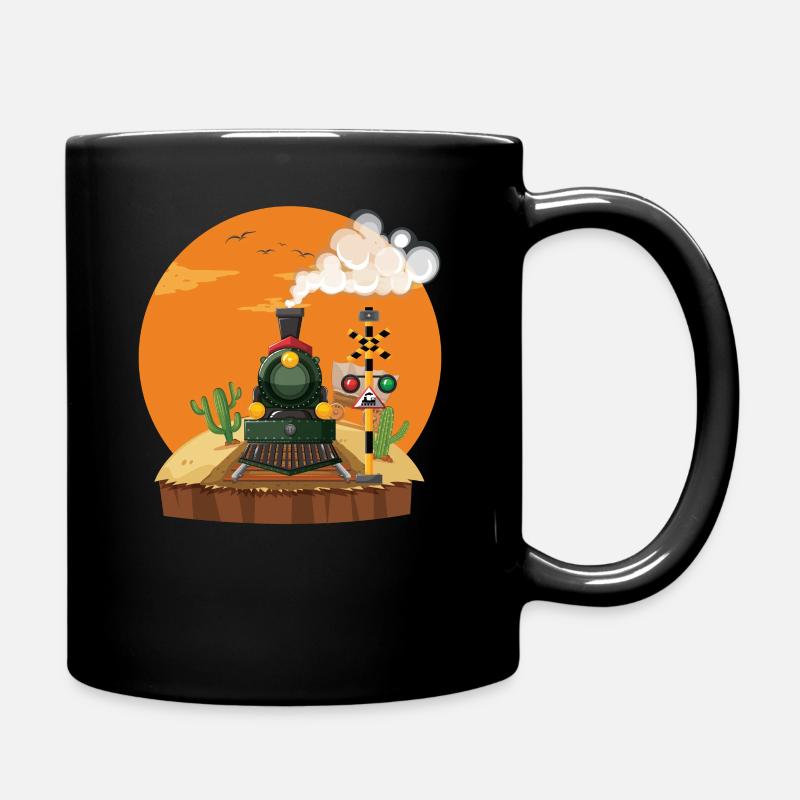 Zug Züge Modeleisenbahn Eisenbahn Geschenk - Tasse einfarbig - Schwarz