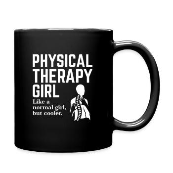 Physical Therapy Girl - Full Colour Mug - black - Right