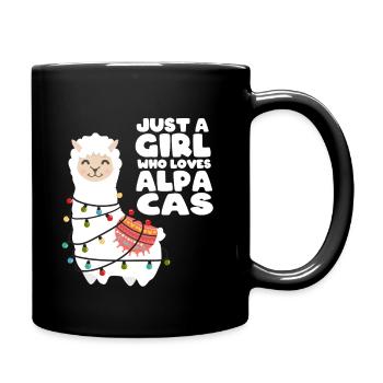 alpaca - Full Colour Mug - black - Right