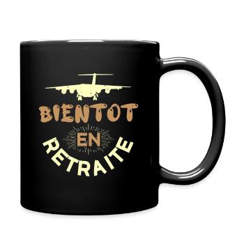Rente bald - Ruhestandsgeschenk-T-Shirt - Tasse einfarbig - Schwarz - Rechts