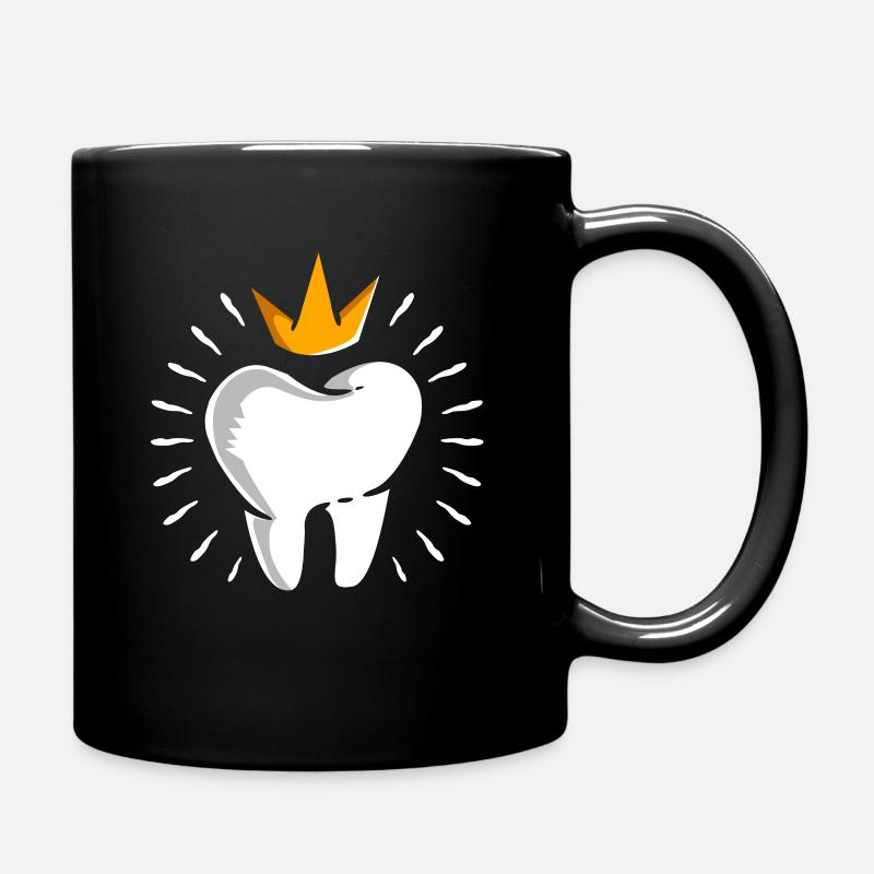 Couronne dentaire - Mug uni - noir