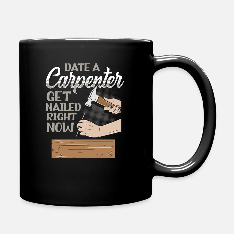 Carpenter and joiner gift idea carpenter - Full Colour Mug - black