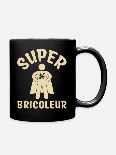 Super bricoleur - Mug uni - noir