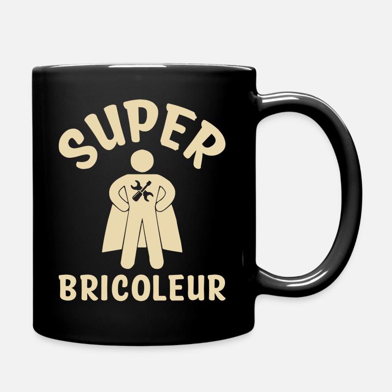 Super bricoleur - Mug uni - noir