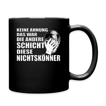 Originale Nichtskönner Handwerk Arbeiter Geschenk - Tasse einfarbig - Schwarz - Rechts