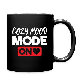 Mode d'ambiance confortable activé - Mug uni - noir - Droite