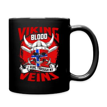 Norway Scandinavia - Full Colour Mug - black - Right