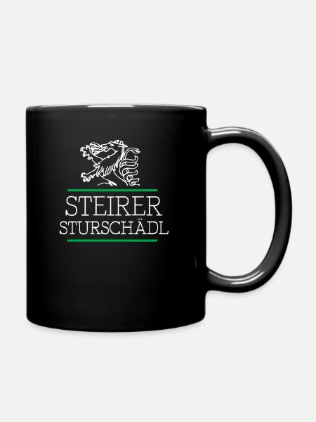 Steiermark Wappen Steirer - Tasse einfarbig - Schwarz