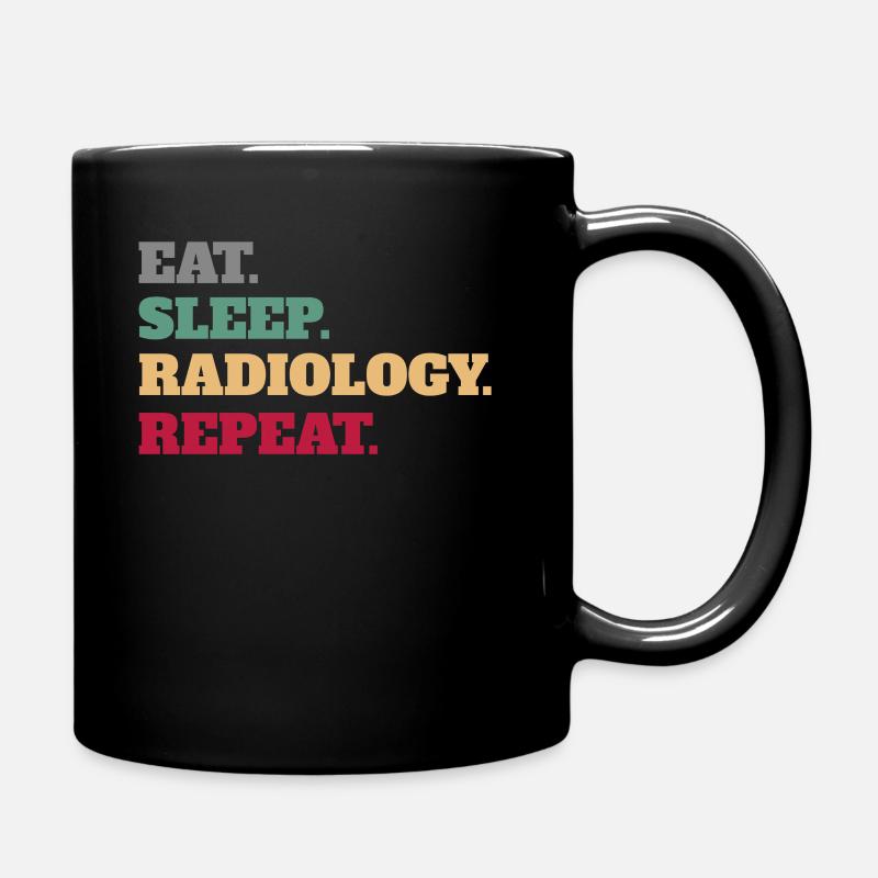 Idée cadeau de profession de radiologue radiologue - Mug uni - noir