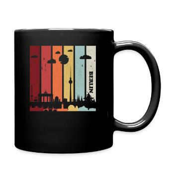 Berlin Shirt Vintage Berlin - Full Colour Mug - black - Right