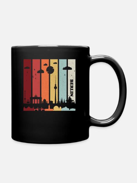 Berlin Shirt Vintage Berlin - Tasse einfarbig - Schwarz