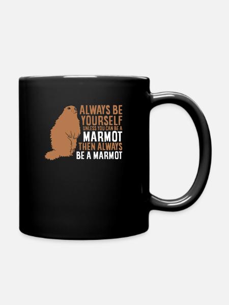Marmotte Cadeau Soyez Toujours Une Marmotte - Mug uni - noir