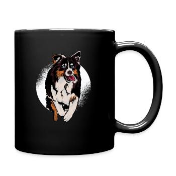 Aussi berger australien - Mug uni - noir - Droite