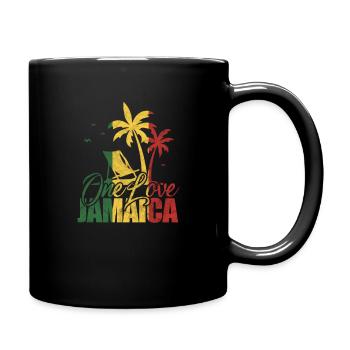 Jamaica - Tasse einfarbig - Schwarz - Rechts