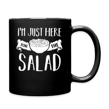 Salat Dressing Eiersalat Caesar Eisberg Feta Grün - Tasse einfarbig - Schwarz - Rechts