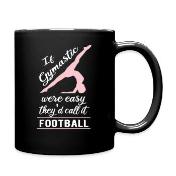 Gymnastics Design for a Gymnast Fan - Full Colour Mug - black - Right