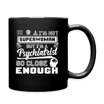 Psychiatre Drôle Psychiatre - Mug uni - noir - Droite